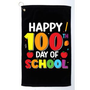 100 Days Of School 100th Day Of School Platinum Collection Golf Towel