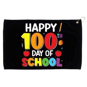 100 Days Of School 100th Day Of School Grommeted Golf Towel