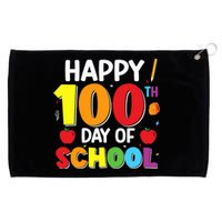 100 Days Of School 100th Day Of School Grommeted Golf Towel