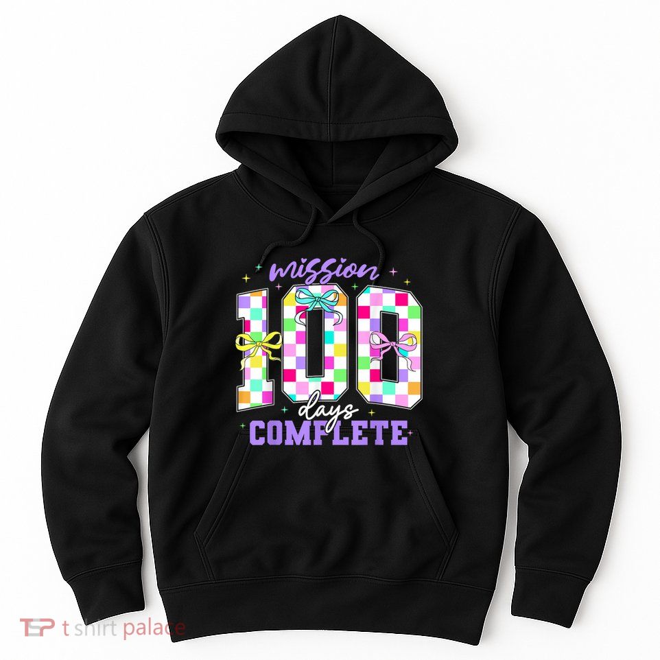 100 Days Of School Teacher Retro Girl 100th Days Of School Hoodie
