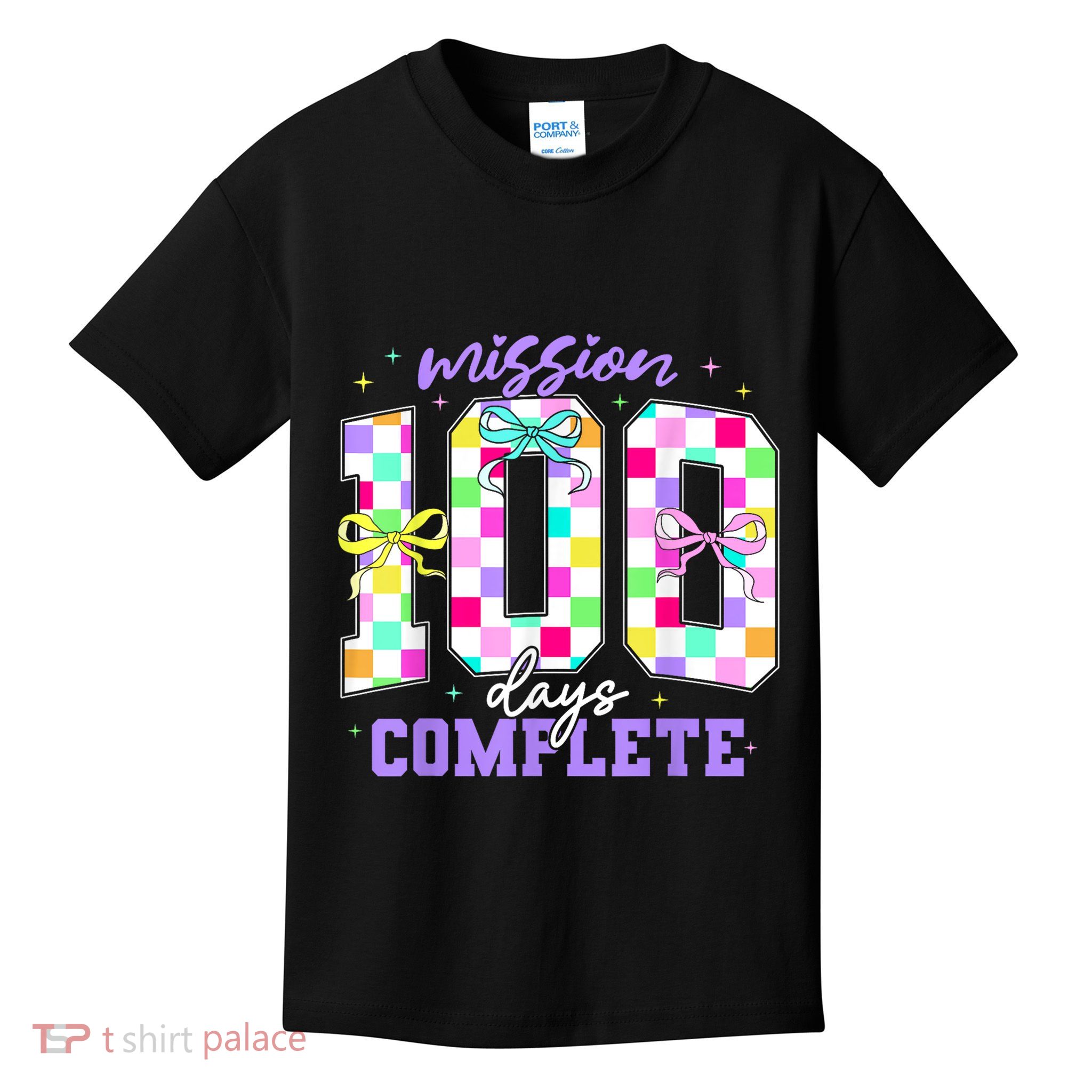100 Days Of School Teacher Retro Girl 100th Days Of School Kids T-Shirt