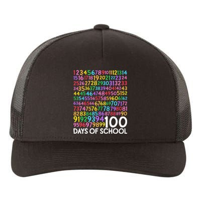 100th Day Of School Teacher 100 Days Math Numbers Yupoong Adult 5-Panel Trucker Hat