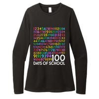 100th Day Of School Teacher 100 Days Math Numbers Womens CVC Long Sleeve Shirt