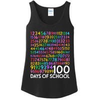 100th Day Of School Teacher 100 Days Math Numbers Ladies Essential Tank