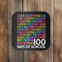 100th Day Of School Teacher Students 100 Days Math Numbers Coaster