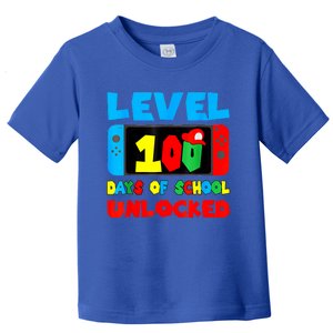 100 Days Of School Boy 100th Day Of School Level Unlocked Toddler T-Shirt