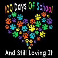 100 Days Of School And Still Loving It Dog Cat 100th Day Apron