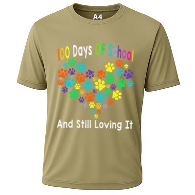 100 Days Of School And Still Loving It Dog Cat 100th Day Performance Shirt