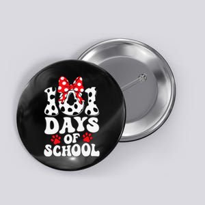 100 Days Of School Dalmatian Dog 100 Days Smarter Button