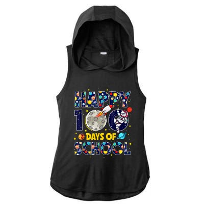 100 Day Of School Outer Space For Student Teacher Ladies PosiCharge Tri-Blend Wicking Draft Hoodie Tank