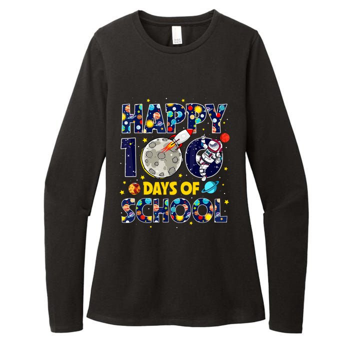 100 Day Of School Outer Space For Student Teacher Womens CVC Long Sleeve Shirt