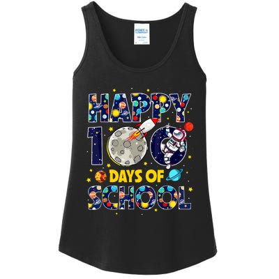 100 Day Of School Outer Space For Student Teacher Ladies Essential Tank