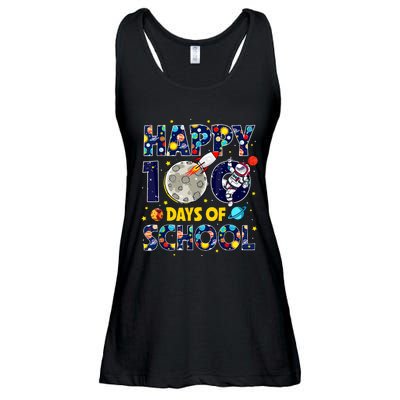 100 Day Of School Outer Space For Student Teacher Ladies Essential Flowy Tank