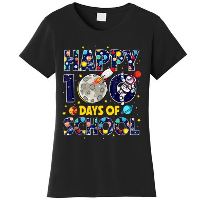 100 Day Of School Outer Space For Student Teacher Women's T-Shirt