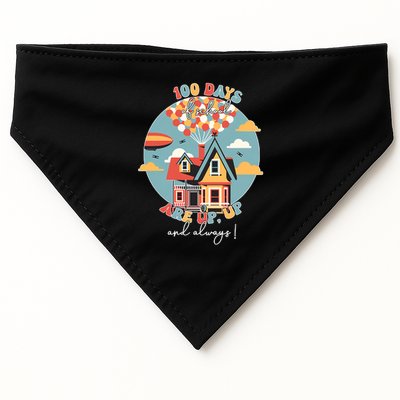100 Days Of School Are Up And Away 100th Day Teacher Student USA-Made Doggie Bandana