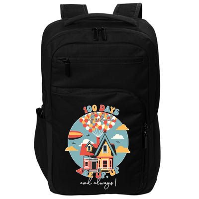 100 Days Of School Are Up And Away 100th Day Teacher Student Impact Tech Backpack