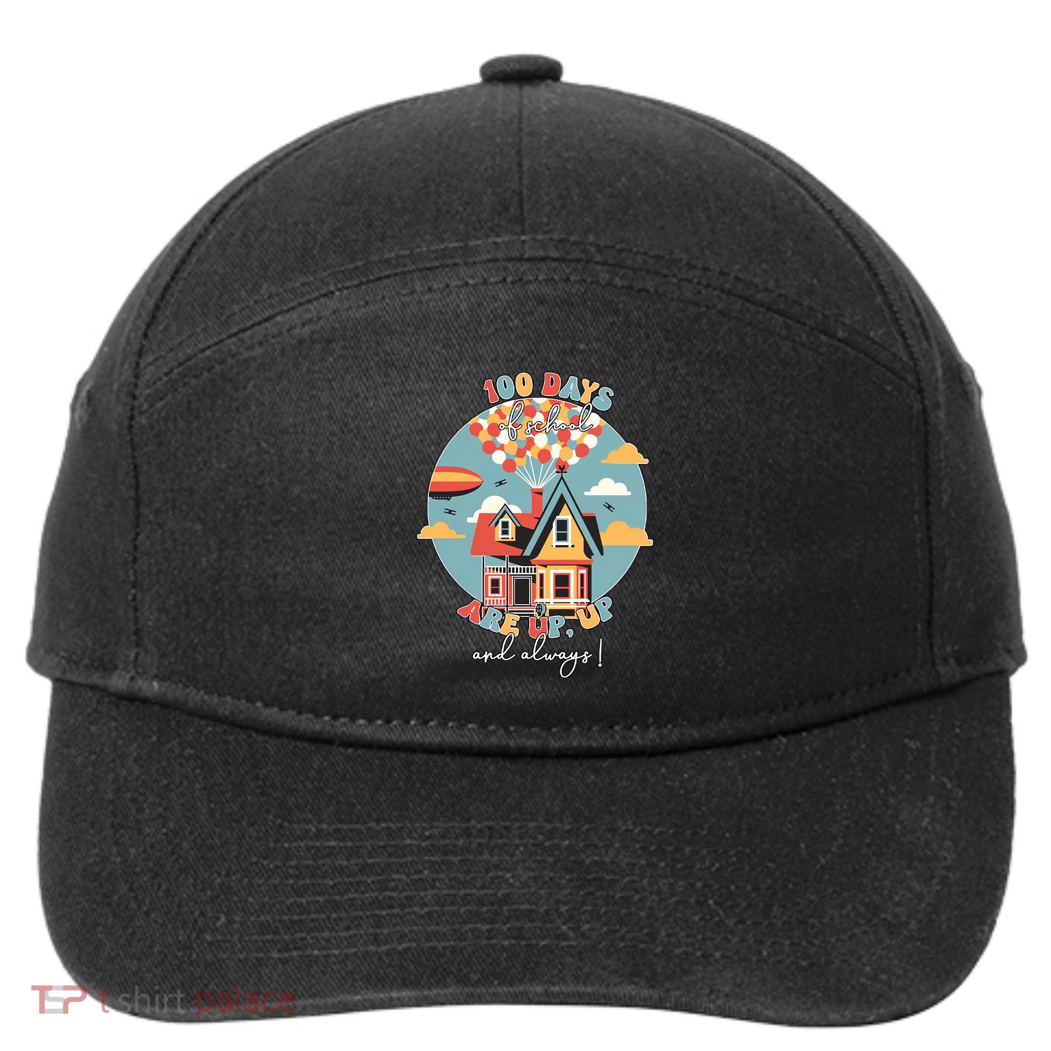 100 Days Of School Are Up And Away 100th Day Teacher Student 7-Panel Snapback Hat