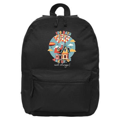 100 Days Of School Are Up And Away 100th Day Teacher Student 16 in Basic Backpack