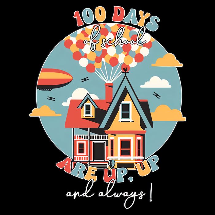 100 Days Of School Are Up And Away 100th Day Teacher Student 16 in Basic Backpack