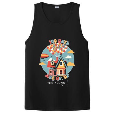 100 Days Of School Are Up And Away 100th Day Teacher Student PosiCharge Competitor Tank