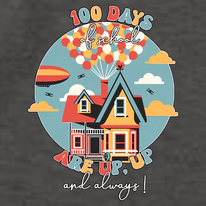 100 Days Of School Are Up And Away 100th Day Teacher Student Vector Backpack