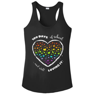 100 Days Of School Celebrate 100th Day Of School Ladies PosiCharge Competitor Racerback Tank