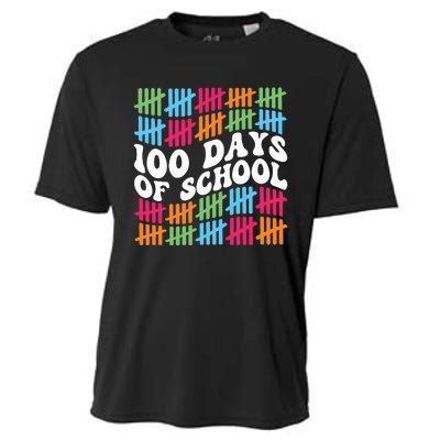 100 Days Of School Cooling Performance Crew T-Shirt