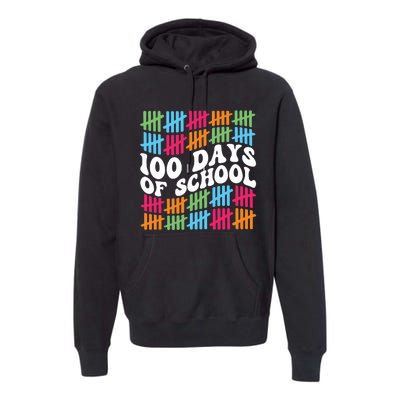 100 Days Of School Premium Hoodie