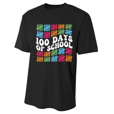 100 Days Of School Performance Sprint T-Shirt