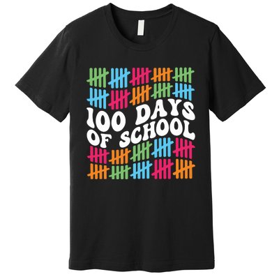 100 Days Of School Premium T-Shirt