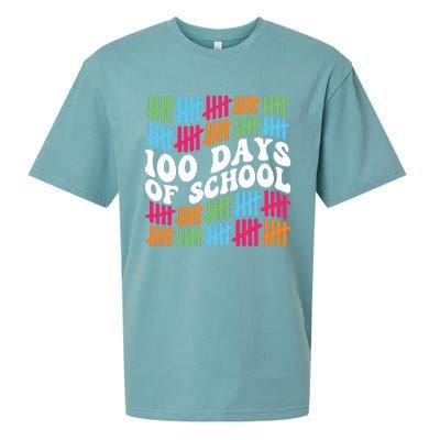 100 Days Of School Sueded Cloud Jersey T-Shirt