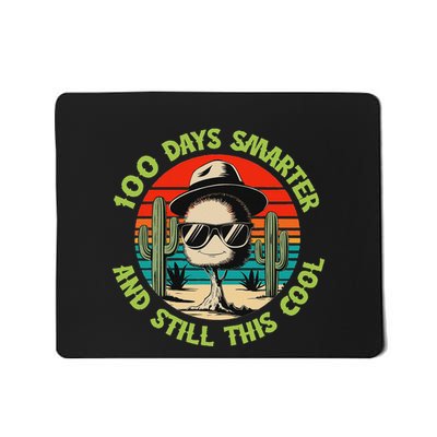 100 Days Of School Smarter And Still This Cool Cactus Retro Mousepad