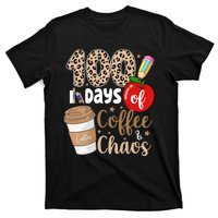 100 Days Of Coffee And Chaos Teacher T-Shirt