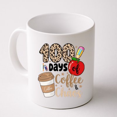 100 Days Of Coffee And Chaos Teacher Coffee Mug