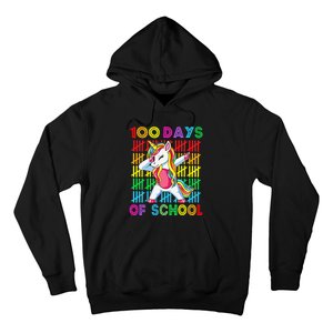 100 Days Of School Unicorn 100 Days Smarter 100th Day Hoodie