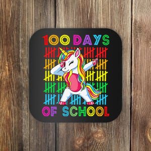 100 Days Of School Unicorn 100 Days Smarter 100th Day Coaster