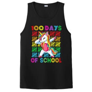 100 Days Of School Unicorn 100 Days Smarter 100th Day PosiCharge Competitor Tank