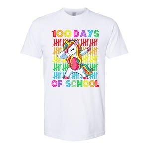 100 Days Of School Unicorn 100 Days Smarter 100th Day Softstyle CVC T-Shirt