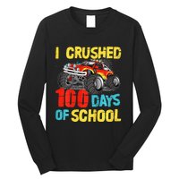 100 Days Of School For Monster Truck Long Sleeve Shirt