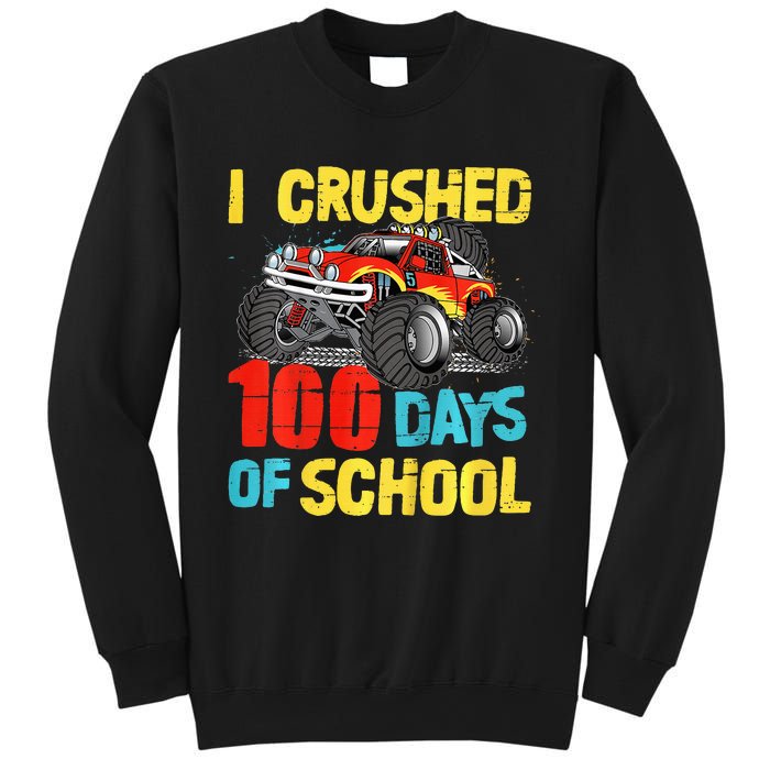 100 Days Of School For Monster Truck Sweatshirt