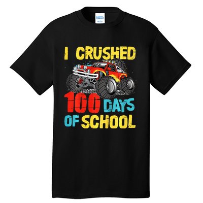 100 Days Of School For Monster Truck Tall T-Shirt