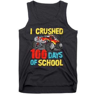 100 Days Of School For Monster Truck Tank Top