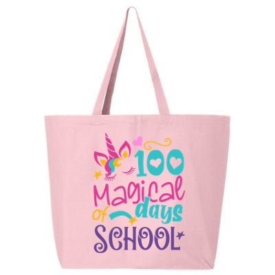 100th Day Of School Unicorn 100 Magical Days Teacher Girls 25L Jumbo Tote