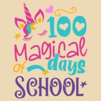 100th Day Of School Unicorn 100 Magical Days Teacher Girls Drawstring Bag