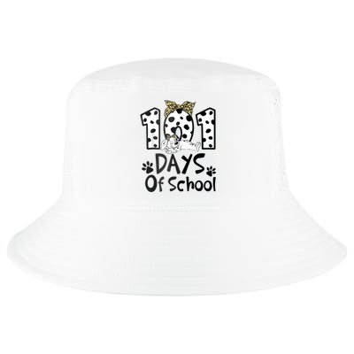 100th Day Of School 101 Days Smarter Funny Dalmatian Cool Comfort Performance Bucket Hat