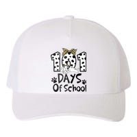 100th Day Of School 101 Days Smarter Funny Dalmatian Yupoong Adult 5-Panel Trucker Hat