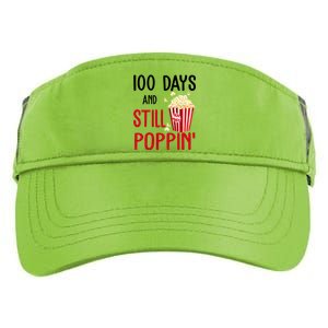 100 Days Of School And Still Poppin Adult Drive Performance Visor