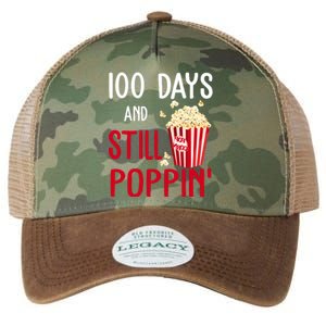 100 Days Of School And Still Poppin Legacy Tie Dye Trucker Hat