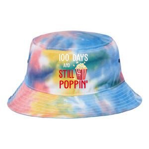 100 Days Of School And Still Poppin Tie Dye Newport Bucket Hat