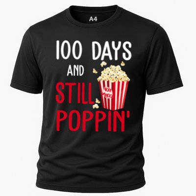 100 Days Of School And Still Poppin Performance Shirt